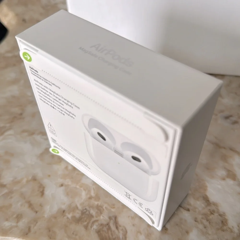 New Authentic Apple - AirPods with Lightning Charging Case.